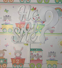 Cargar imagen en el visor de la galería, Cake Topper He or She?
